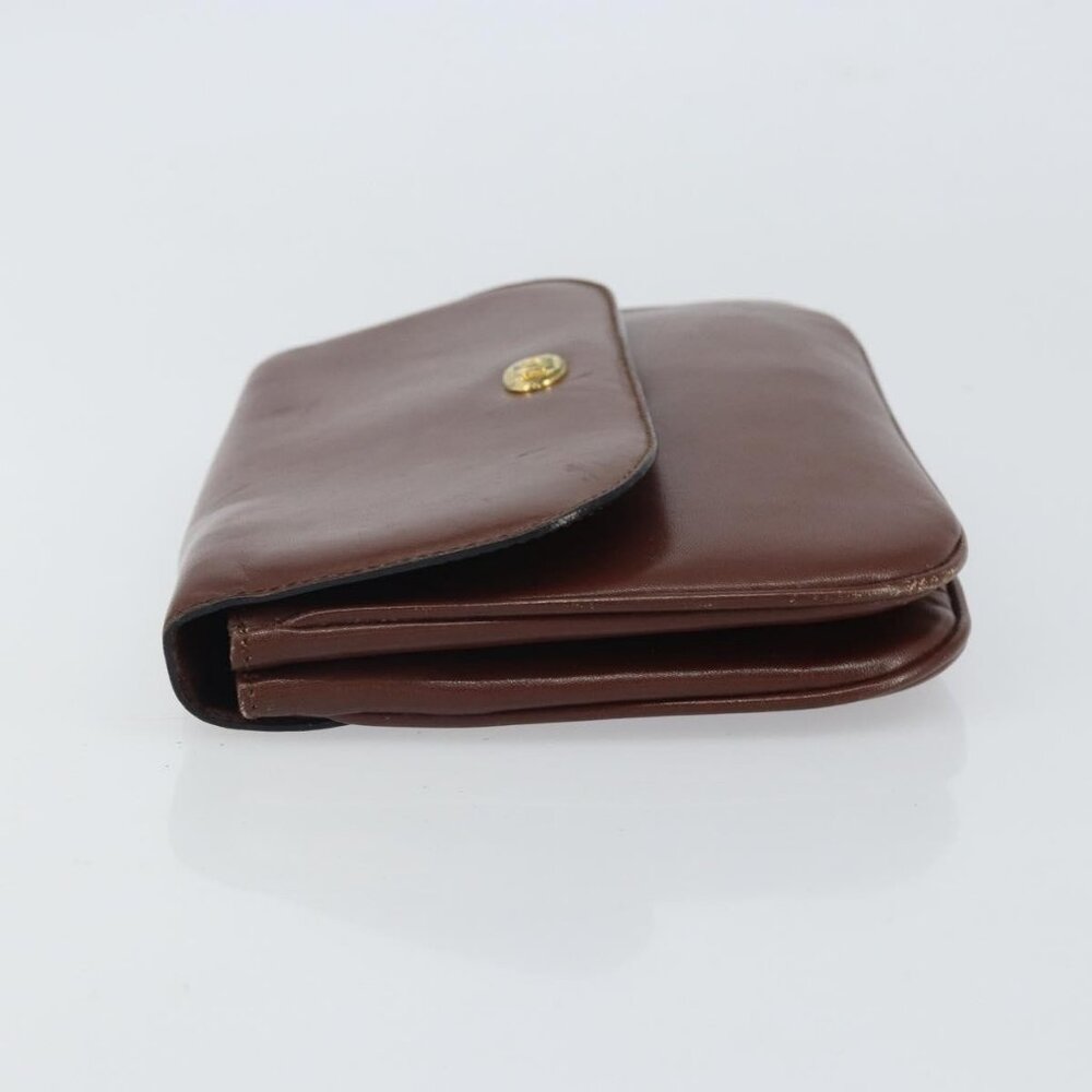 Authentic CELINE Shoulder Bag Leather Brown Gold - Picture 11 of 16
